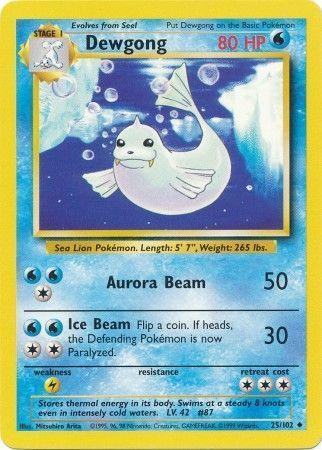 Dewgong (25/102) – Base Set Unlimited – For Sale