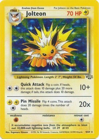 Jolteon (4/64) – Jungle Unlimited - Authentic Card