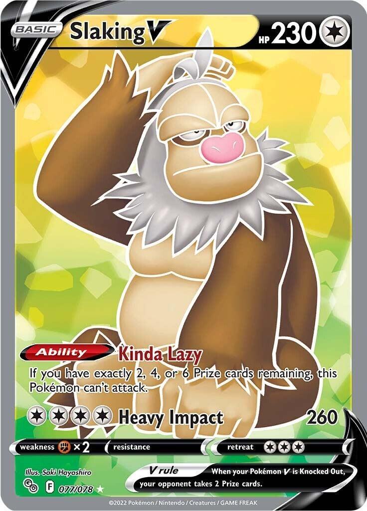 Slaking V (077/078) – Pokémon GO – For Sale