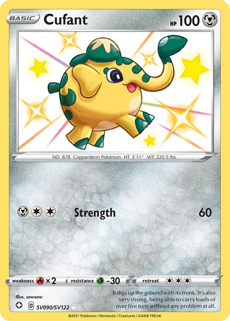 Cufant (SV090/SV122) – Sword & Shield: Shining Fates - Authentic Card