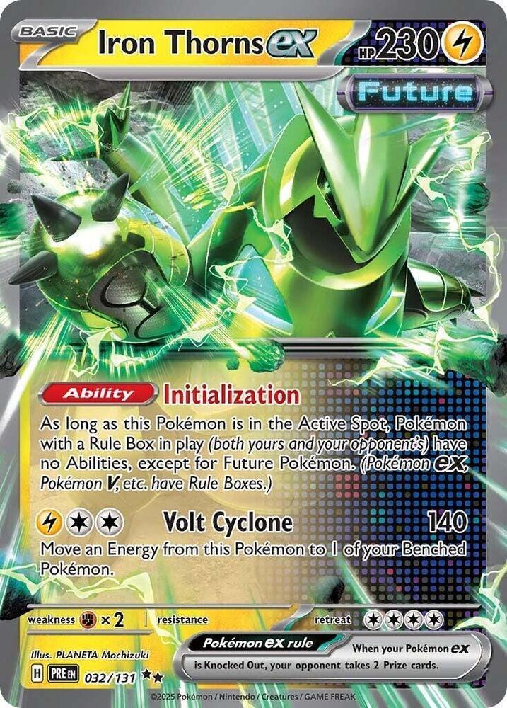 Iron Thorns ex (032/131) – Scarlet & Violet: Prismatic Evolutions | Buy Online