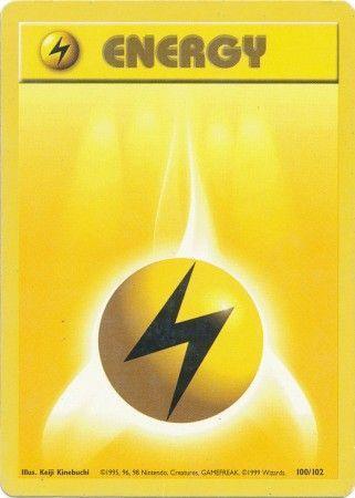 Lightning Energy (100/102) – Base Set Unlimited – Buy Now