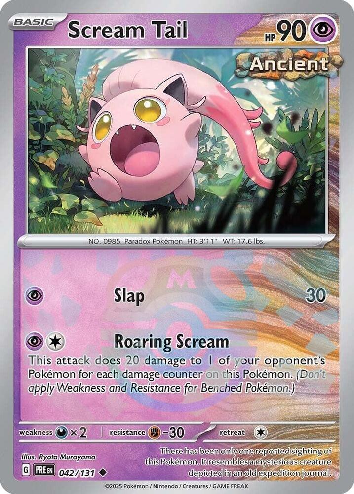 Scream Tail (042/131) – Scarlet & Violet: Prismatic Evolutions – For Sale