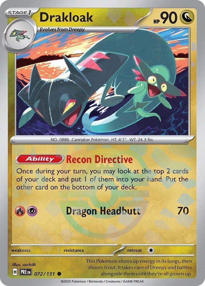 Drakloak (072/131) – Scarlet & Violet: Prismatic Evolutions – Buy Now