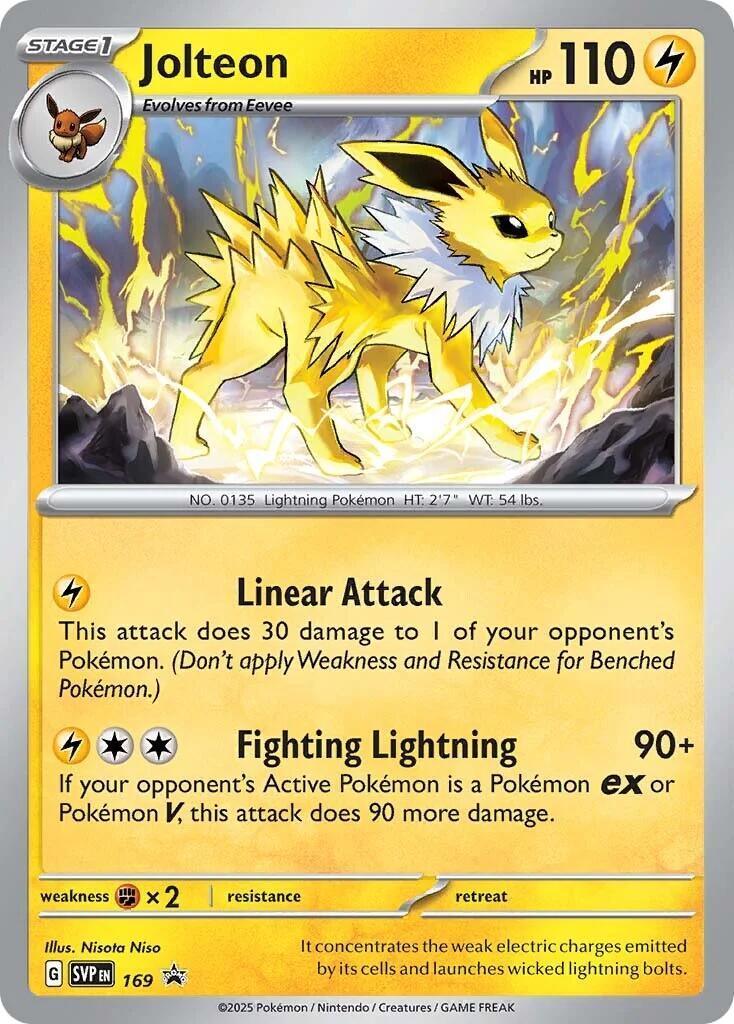 Jolteon (SVP169) – Scarlet & Violet: Black Star Promos – Buy Now