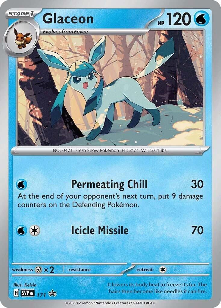 Glaceon (SVP171) – Scarlet & Violet: Black Star Promos – For Sale