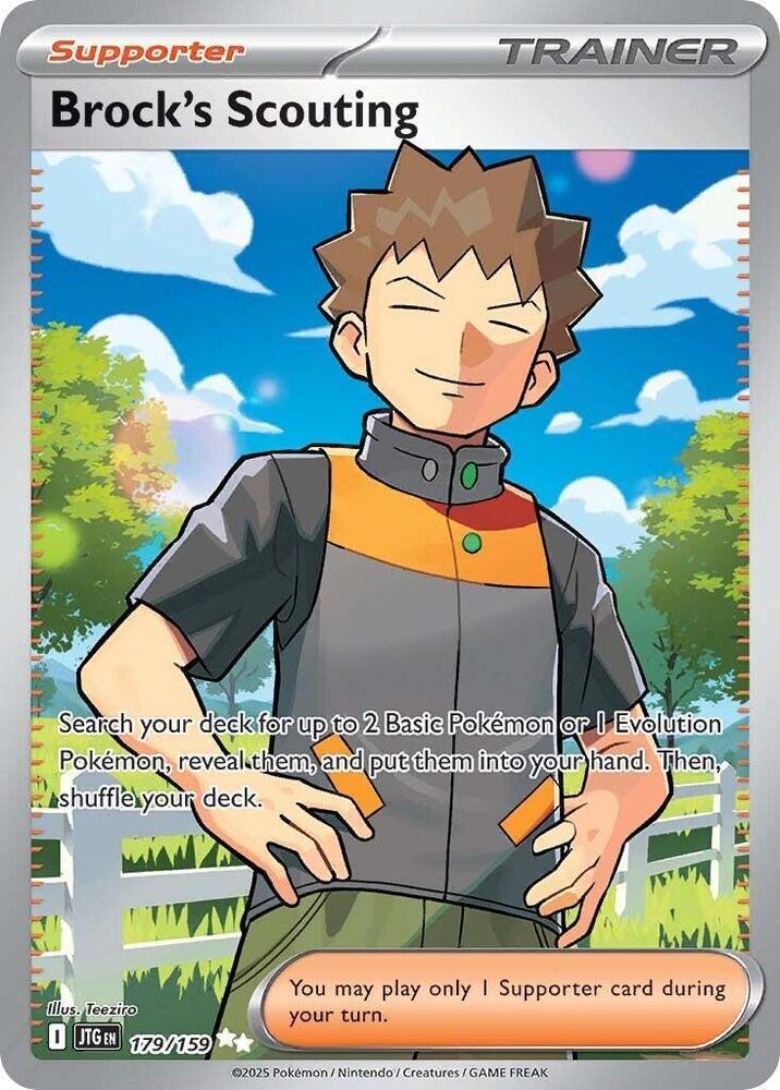 Brock's Scouting (179/159) – Scarlet & Violet: Journey Together | Fast Shipping