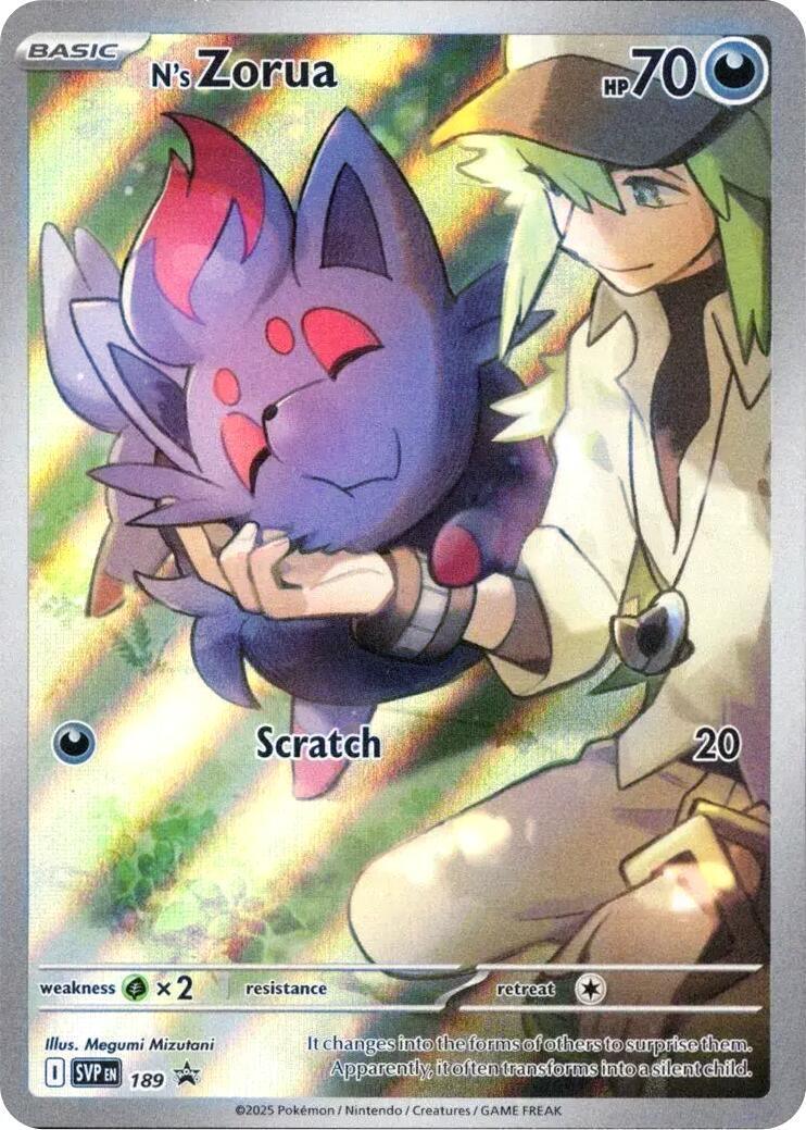 N's Zorua (SVP189) – Scarlet & Violet: Black Star Promos | Order Today