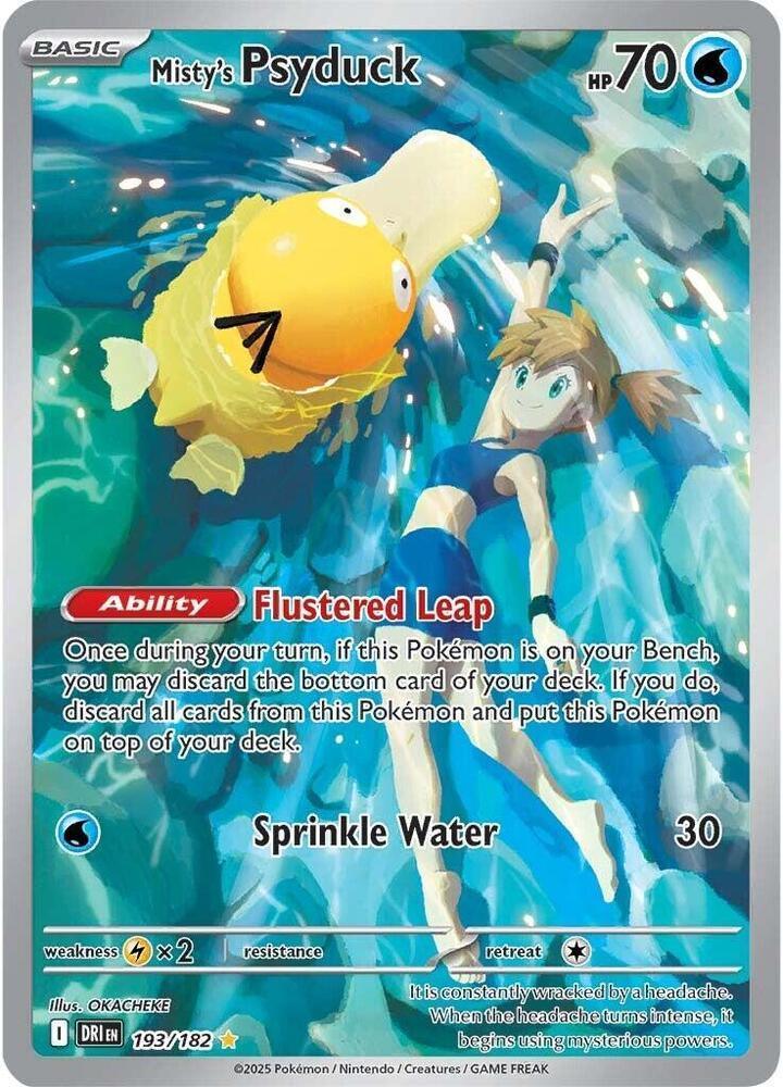 Misty's Psyduck (193/182) – Scarlet & Violet: Destined Rivals – For Sale