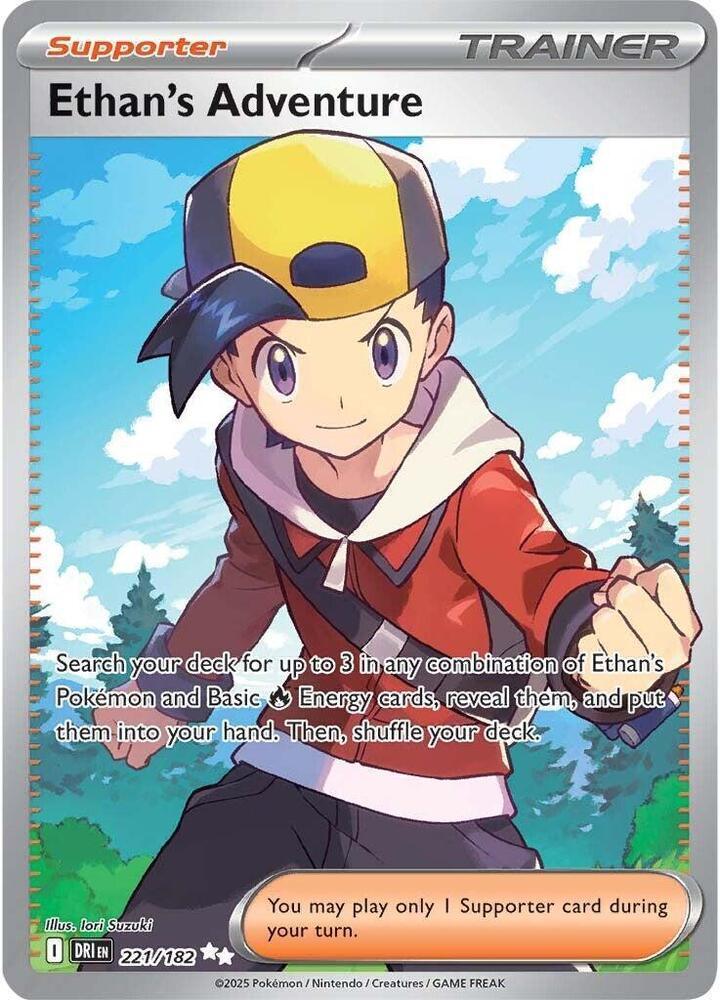 Ethan's Adventure (221/182) – Scarlet & Violet: Destined Rivals - Shop Now