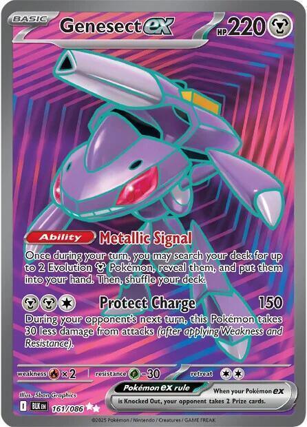 Genesect ex (161/086) – Scarlet & Violet: Black Bolt | Shop Today