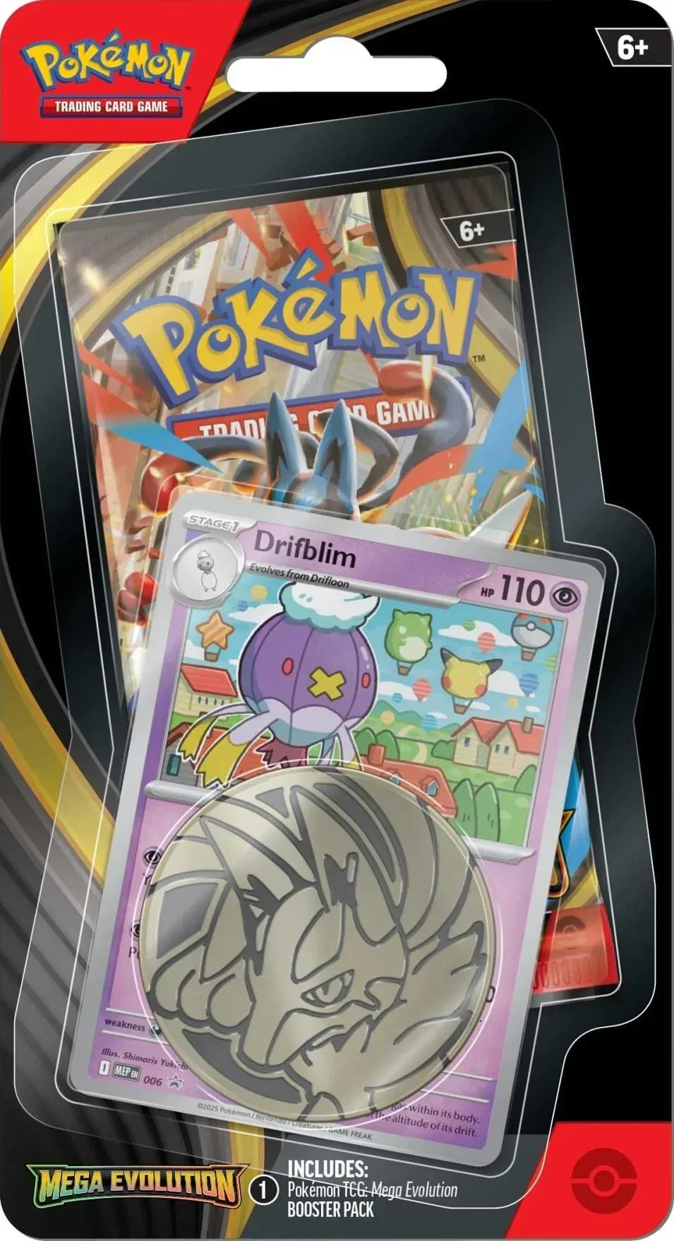 Scarlet & Violet: Mega Evolution - Single Pack Blister (Drifblim) - Authentic Card