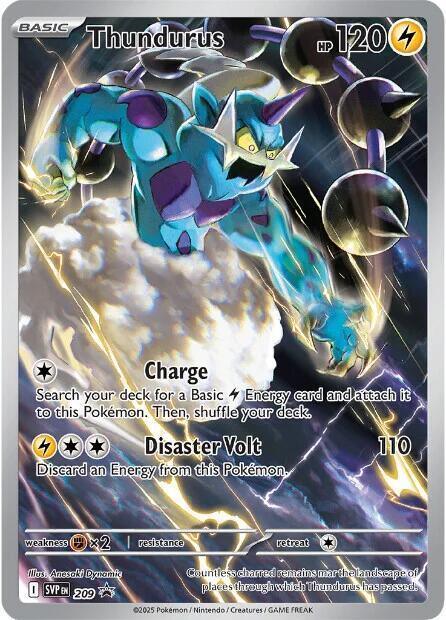 Thundurus (209) – Scarlet & Violet: Black Star Promos | Shop Today