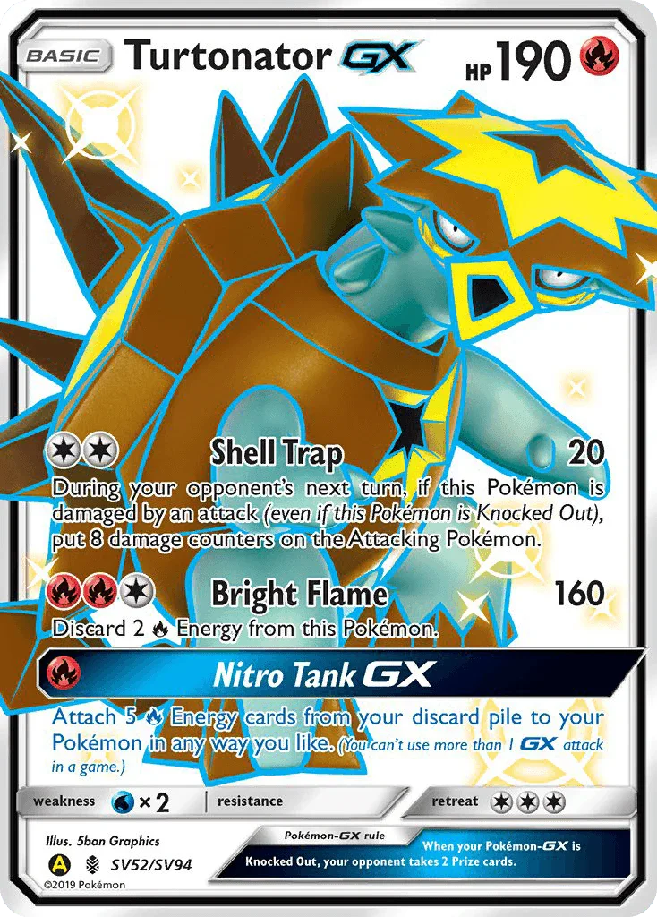 Turtonator GX (SV52/SV94) – Sun & Moon: Hidden Fates - Shiny Vault – Buy Now