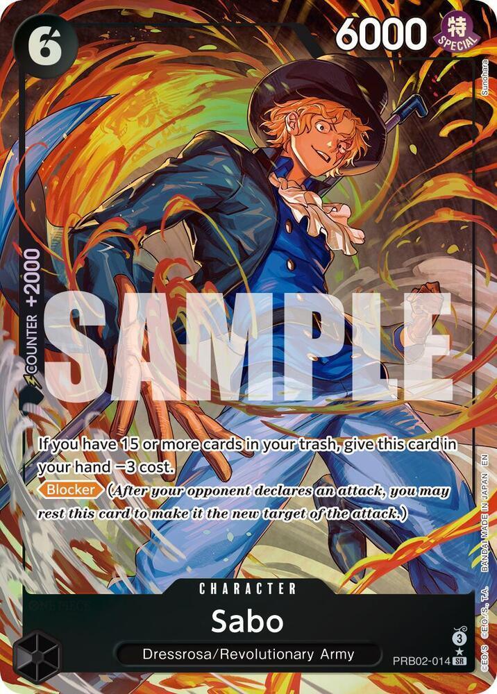 Sabo (PRB02-014) – Premium Booster -The Best- Vol. 2 - Authentic Card
