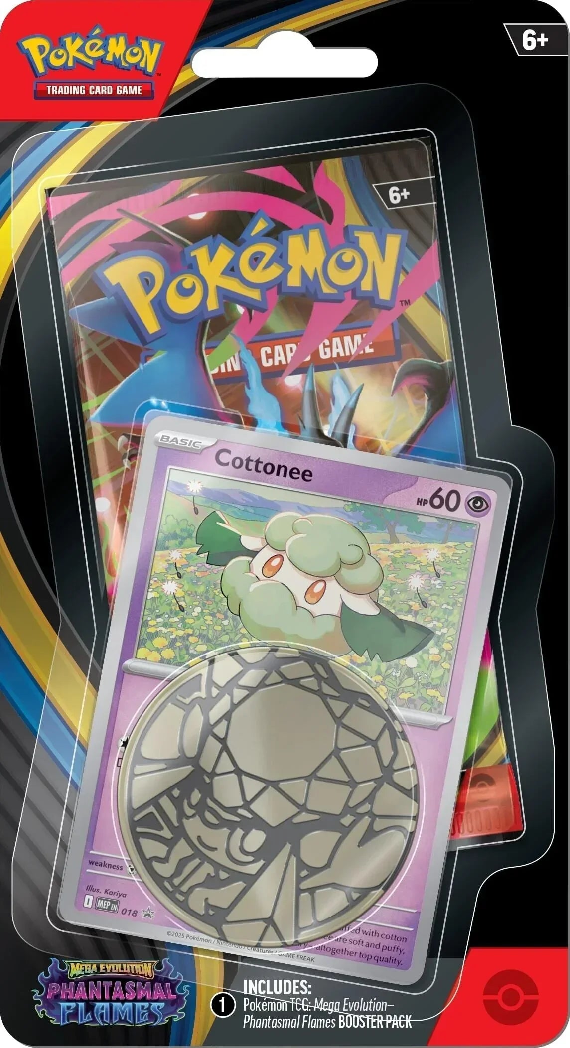 Mega Evolution: Phantasmal Flames - Single Pack Blister (Cottonee) | Shop Today