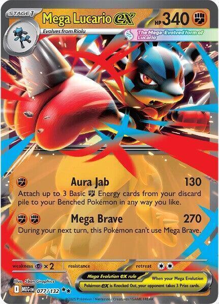 Mega Lucario ex (077/132) – Mega Evolutions: Base Set | Order Now