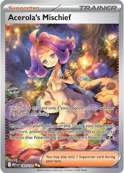 Acerola's Mischief (183/132) – Mega Evolutions: Base Set - Shop Now