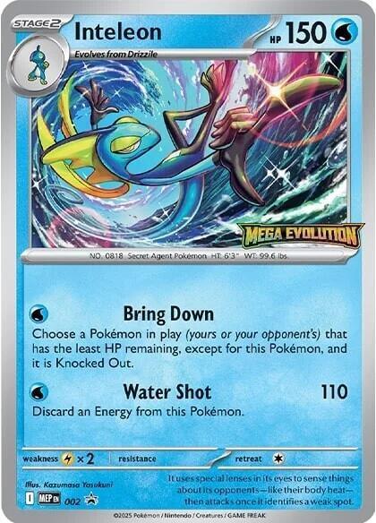 Inteleon (002) – Mega Evolutions Promo | Order Now