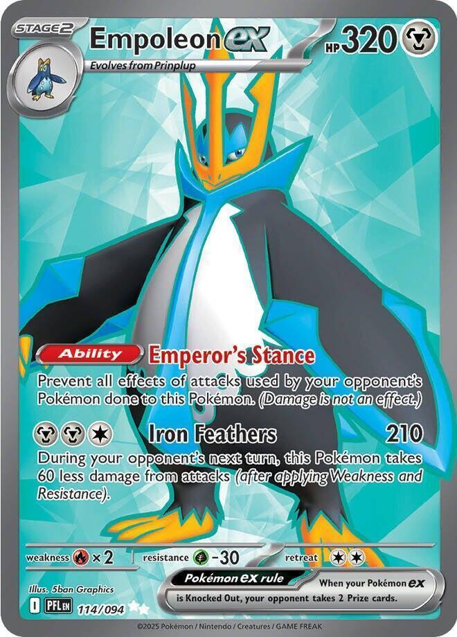 Empoleon ex (114/094) – Mega Evolution: Phantasmal Flames | Shop Today