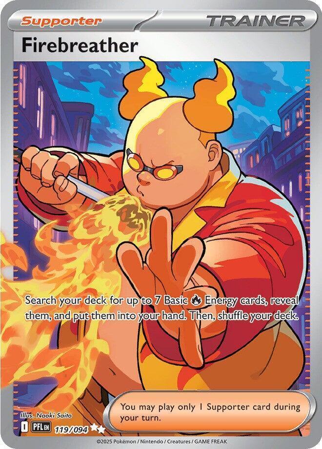 Firebreather (119/094) – Mega Evolution: Phantasmal Flames - Shop Now