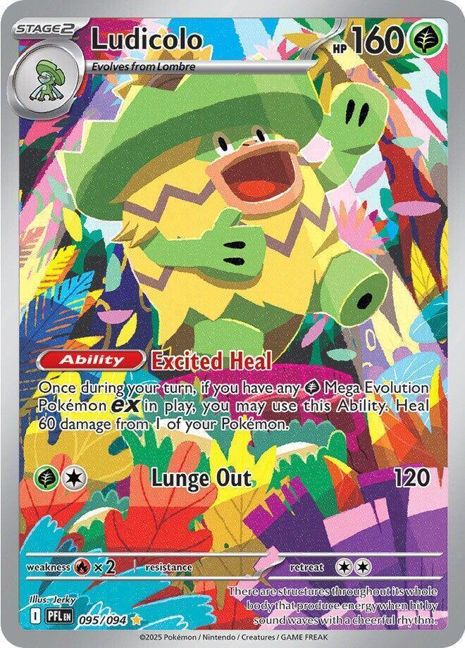 Ludicolo (095/094) – Mega Evolution: Phantasmal Flames | Order Today