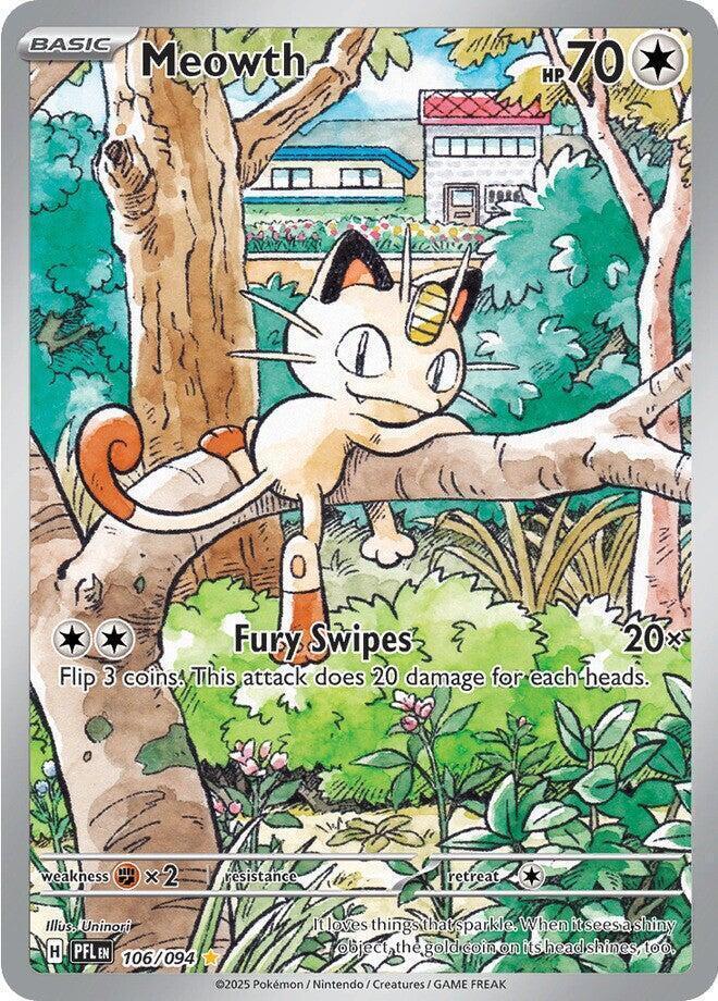 Meowth (106/094) – Mega Evolution: Phantasmal Flames – For Sale