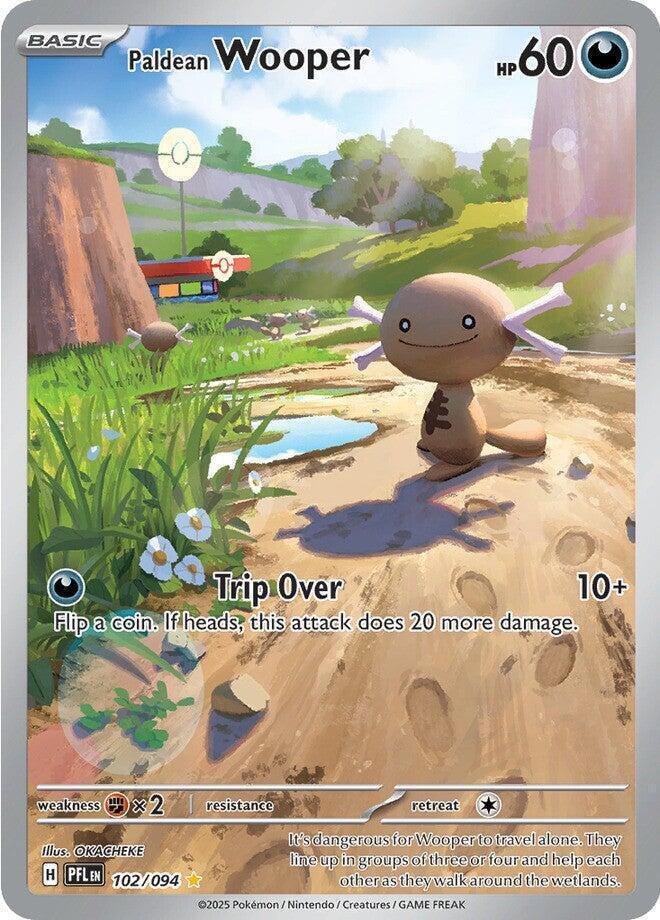 Paldean Wooper (102/094) – Mega Evolution: Phantasmal Flames | Fast Shipping