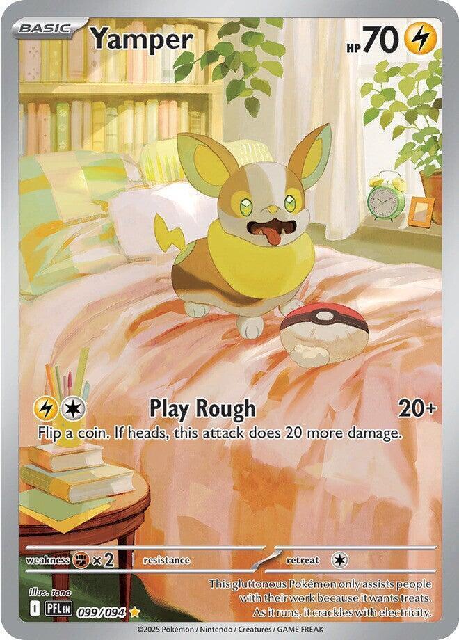 Yamper (099/094) – Mega Evolution: Phantasmal Flames | Order Now