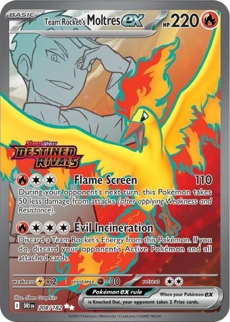 Team Rocket's Moltres ex (208/182) – Miscellaneous Cards – Buy Now