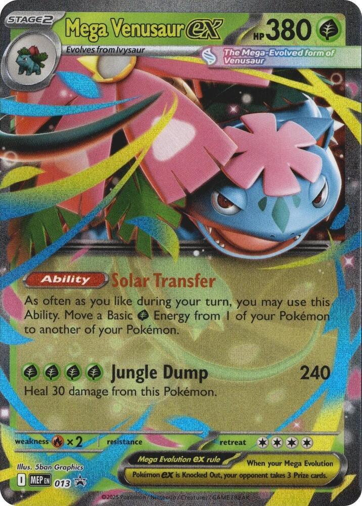 Mega Venusaur ex (013) – Mega Evolution Promo – For Sale