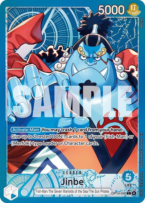 Jinbe (OP14-040) – The Azure Sea's Seven | Buy Online