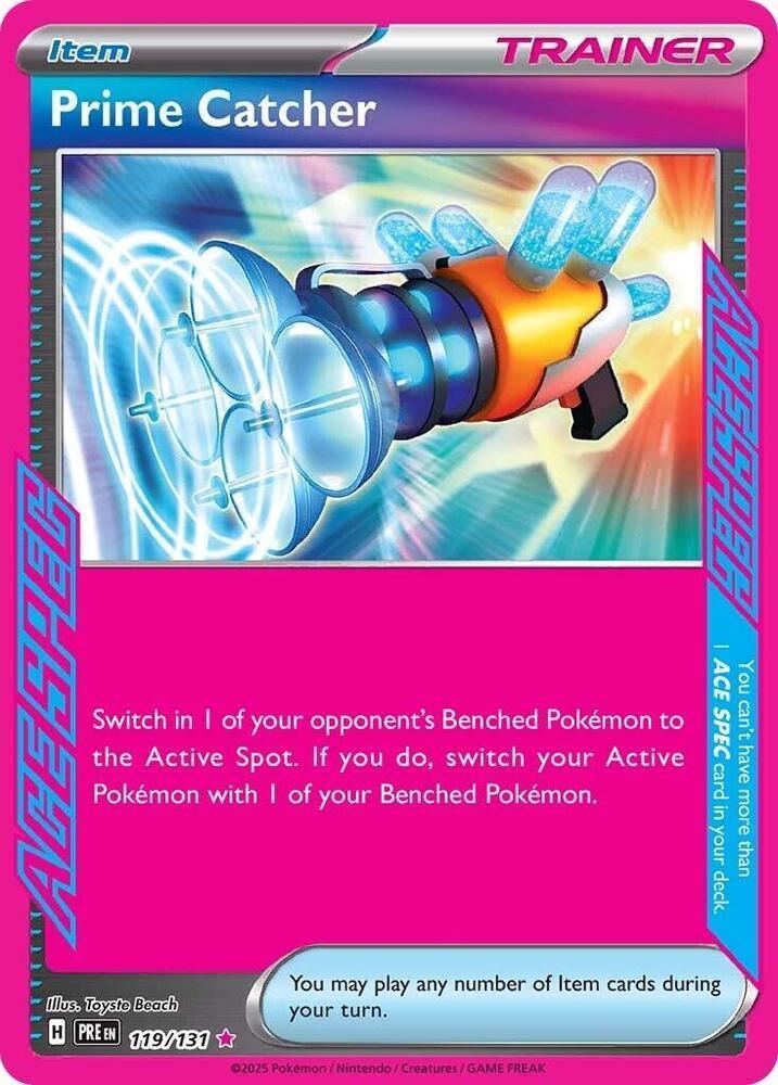 Prime Catcher (119/131) – Scarlet & Violet: Prismatic Evolutions - Shop Now