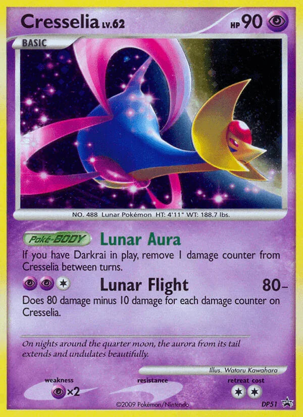 Cresselia (DP51) – Diamond & Pearl: Black Star Promos | Fast Shipping