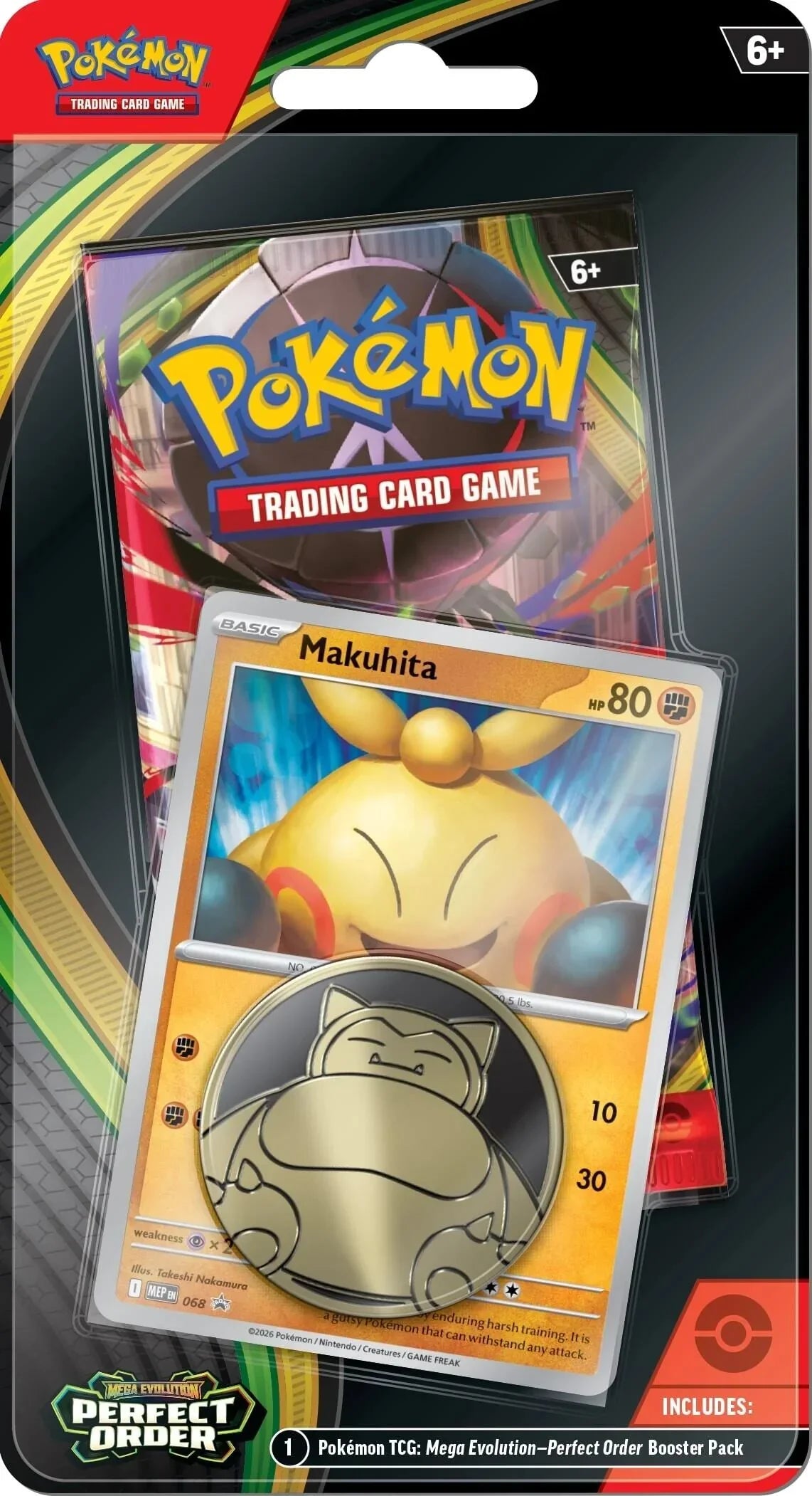 Mega Evolution: Perfect Order - Single Pack Blister (Makuhita) – Buy Now