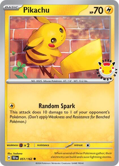 Pikachu (051/162) – Miscellaneous Cards | Order Now