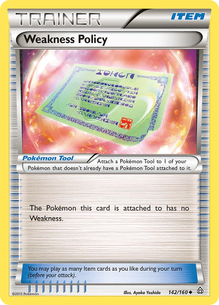 Weakness Policy (142/160) – XY: Primal Clash - In Stock Now