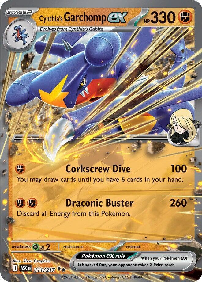 Cynthia's Garchomp ex (111/217) – Mega Evolution: Ascended Heroes | Shop Today