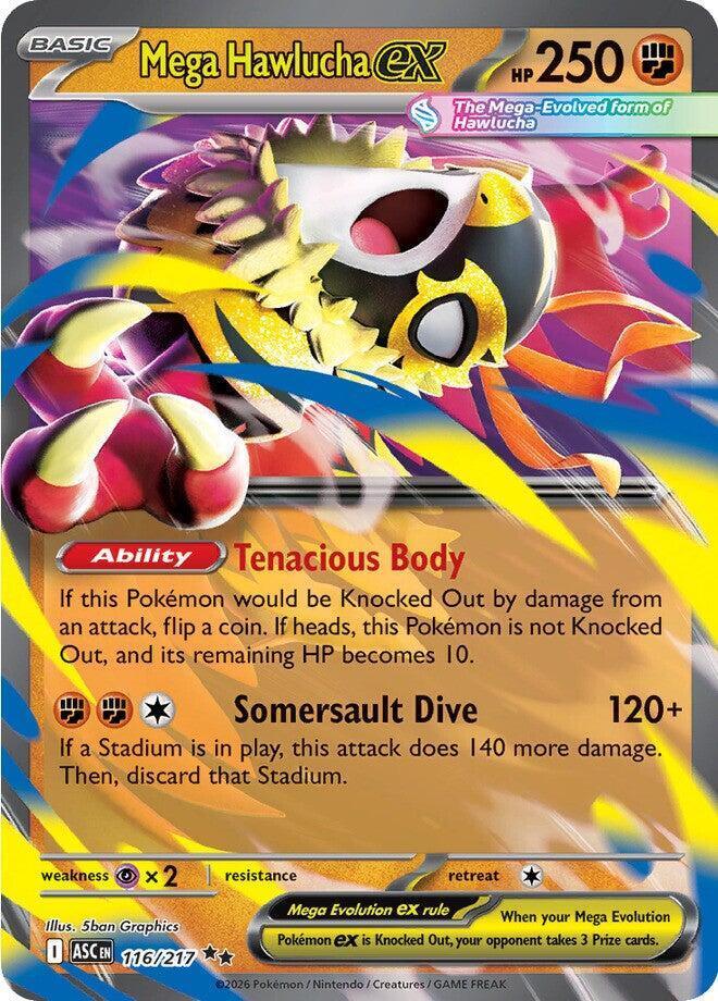Mega Hawlucha ex (116/217) – Mega Evolution: Ascended Heroes – For Sale