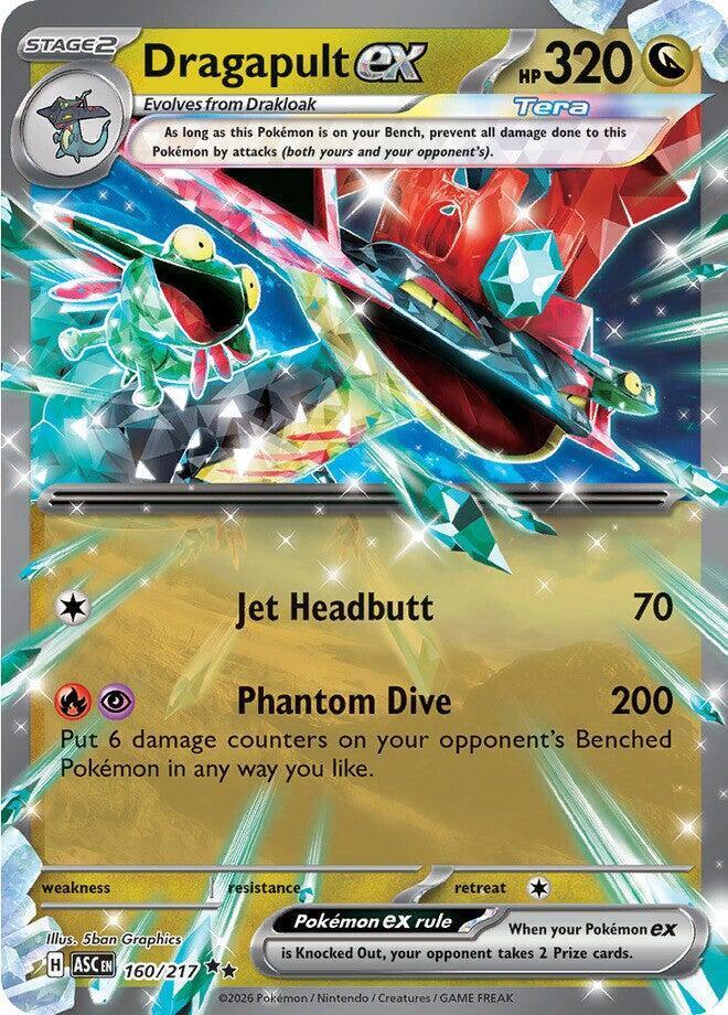 Dragapult ex (160/217) – Mega Evolution: Ascended Heroes - In Stock Now