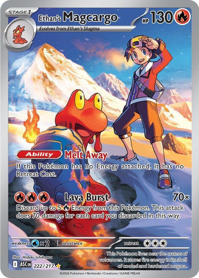 Ethan's Magcargo (222/217) – Mega Evolution: Ascended Heroes - Shop Now