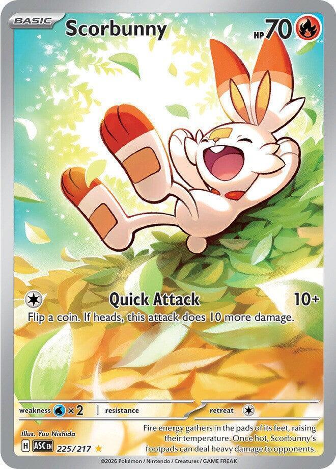 Scorbunny (225/217) – Mega Evolution: Ascended Heroes | Fast Shipping