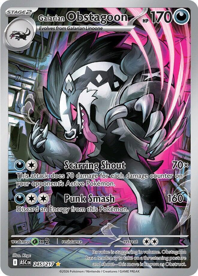 Galarian Obstagoon (245/217) – Mega Evolution: Ascended Heroes | Shop Today