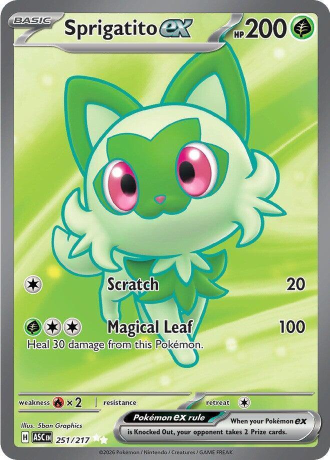 Sprigatito ex (251/217) – Mega Evolution: Ascended Heroes | Fast Shipping
