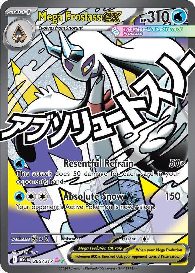 Mega Froslass ex (265/217) – Mega Evolution: Ascended Heroes | Order Now