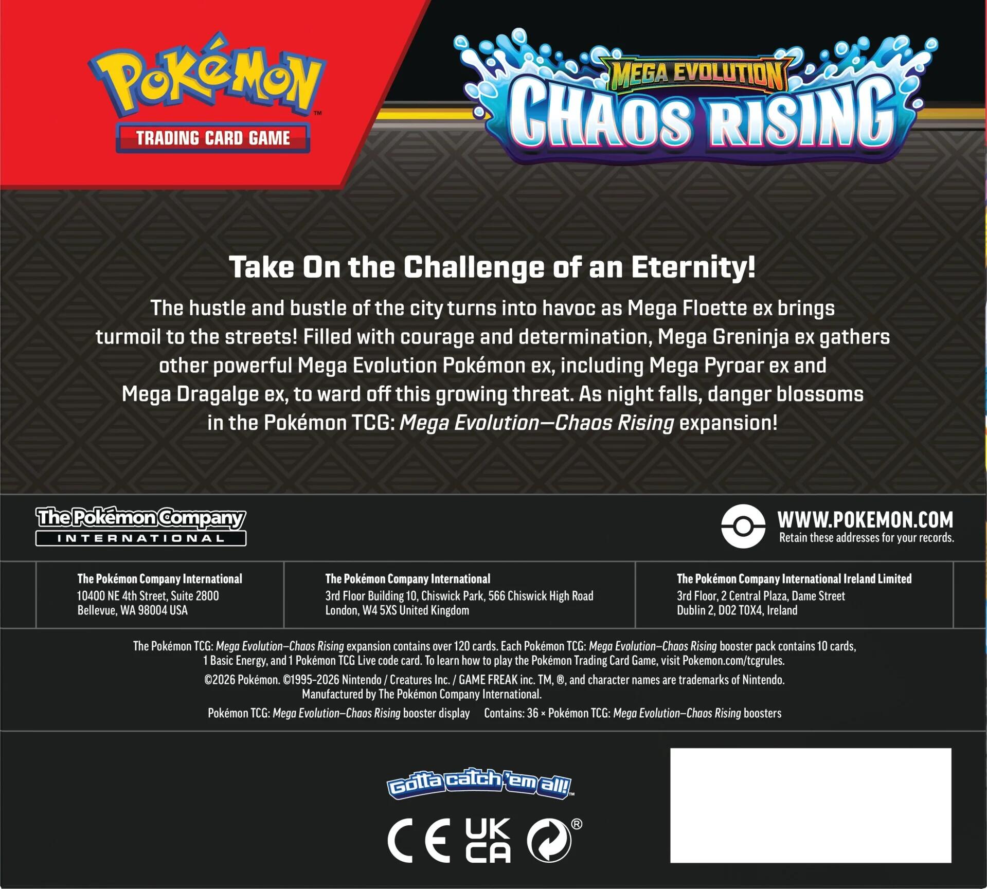 Chaos Rising Booster Box - Authentic Card
