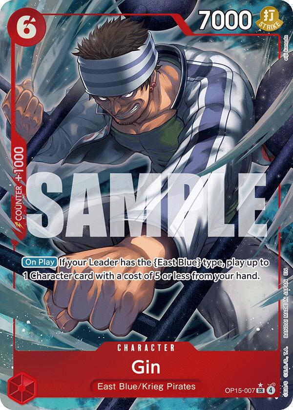 Gin (OP15-007) – Adventure on Kami's Island – Buy Now