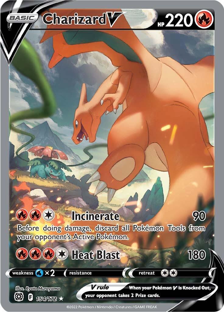 Charizard V (154/172) – Sword & Shield: Brilliant Stars – For Sale
