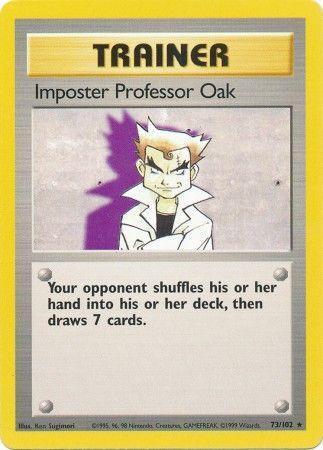Imposter Professor Oak (73/102) – Base Set Unlimited – Buy Now