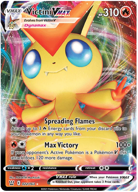 Victini VMAX (022/163) – Sword & Shield: Battle Styles | Buy Online